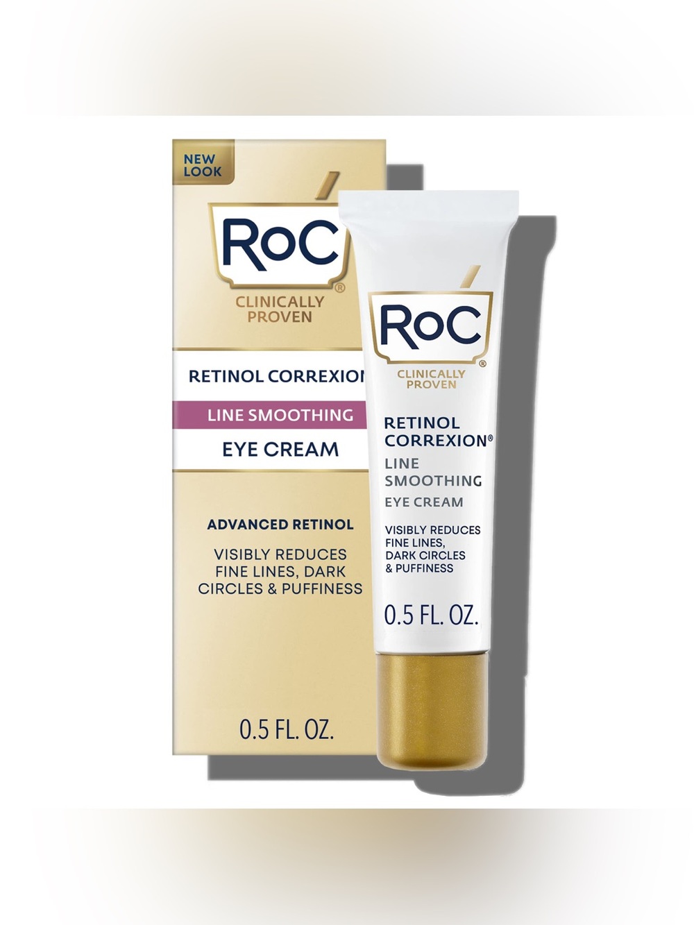 RoC Retinol Correxion Duo: Deep Wrinkle Night & Line Smoothing Eye Cream Set - Picture 3 of 16
